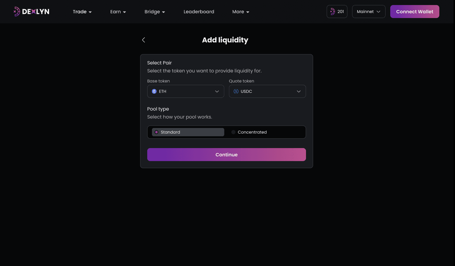 Add Liquidity